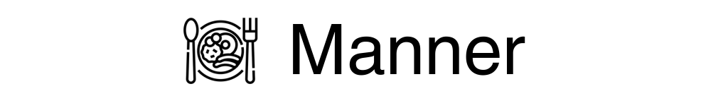 Manner Header